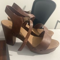 Brown Wedges-shoes 8.5 Woman’s 