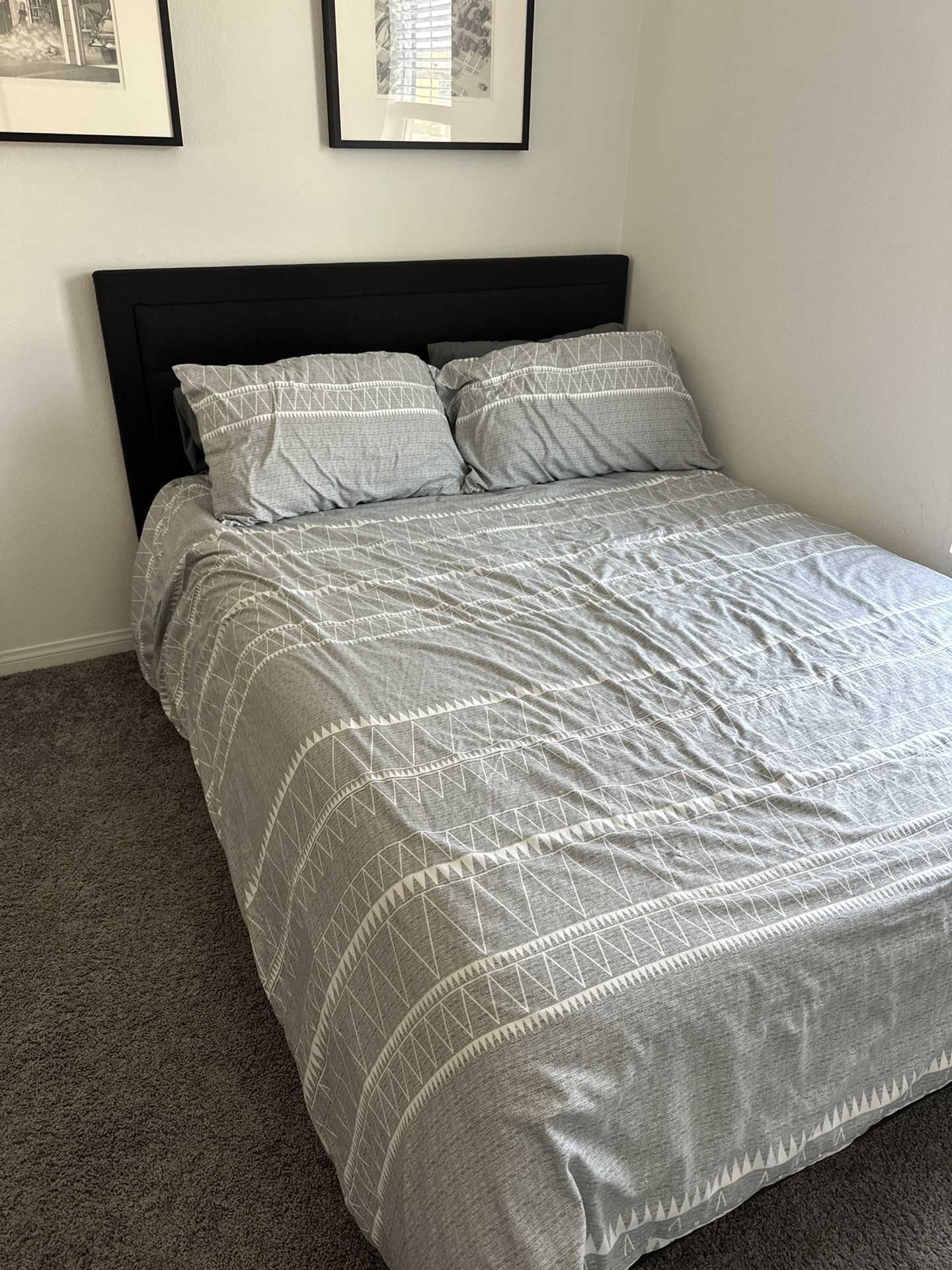 Queen Bed Frame with Headboard