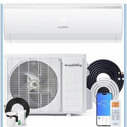 New Air Conditioner & Heater, 12000 BTU Mini Split, 20 SEER2 115V Inverter Energy-Efficient AC with Remote & APP, WiFi Alexa, Pro Installation Kit