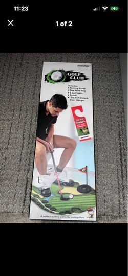 Putting practice for the bathroom