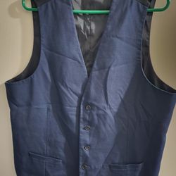 Apt 9 Men Navy Blue Vest Slim FIT -Large