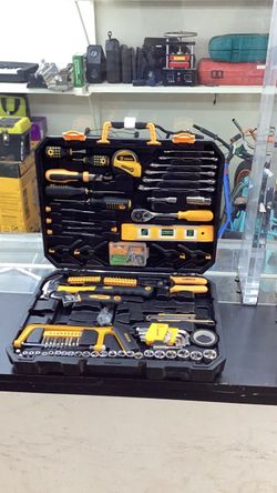 DEKO Complete Home Tool Set in Case