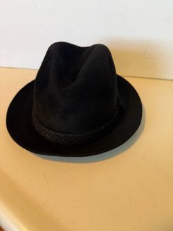 Vintage Knox Fedora New York Black Hat  size 7 1/2.