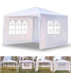 10x10ft Canopy Tent with 4 Removable Sidewalls for Parties, Event canopy For Sale!