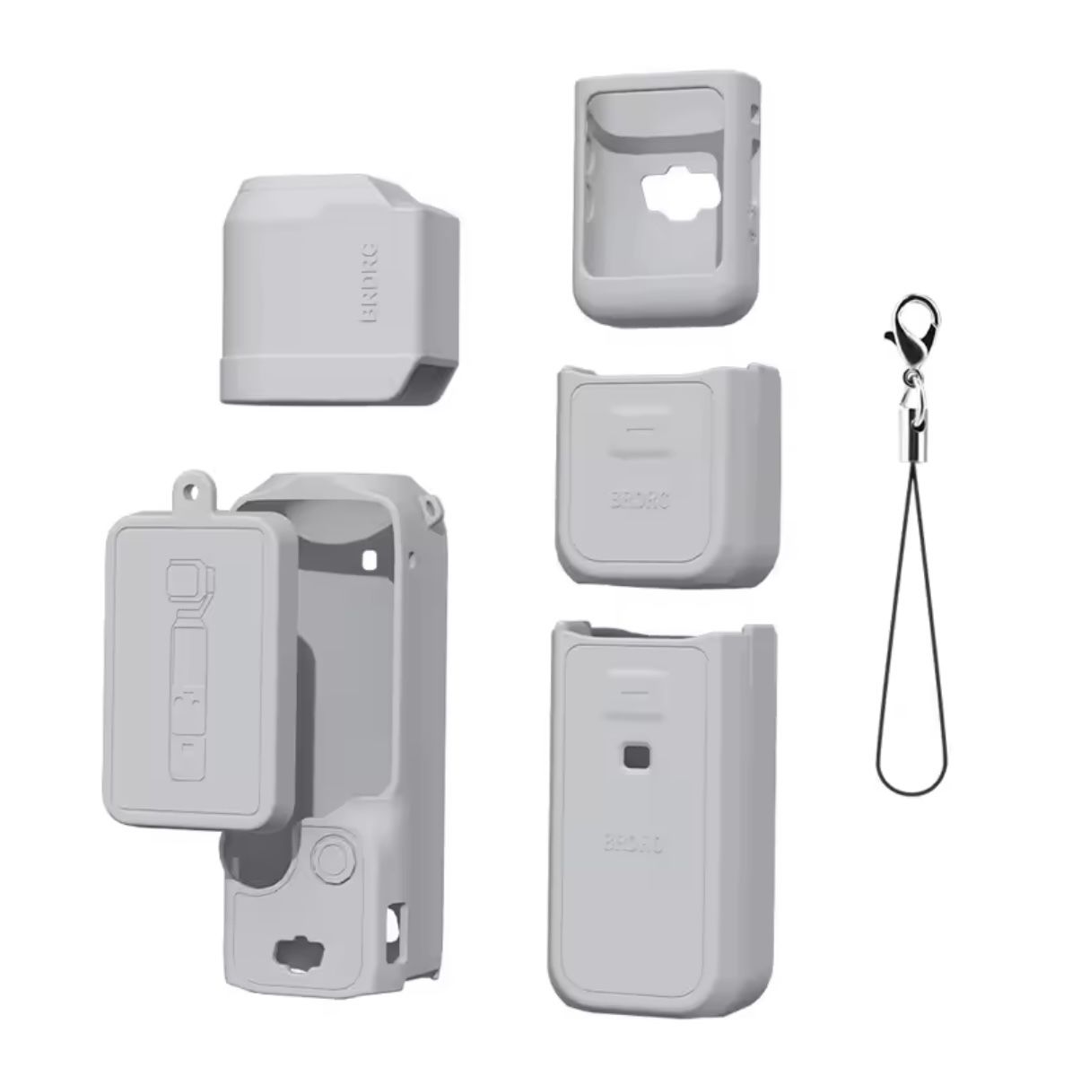 DJI Osmo Pocket 3 Silicone Protective Skin Grey