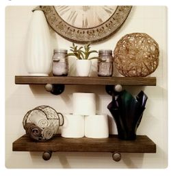 1pc New wood industrial shelves