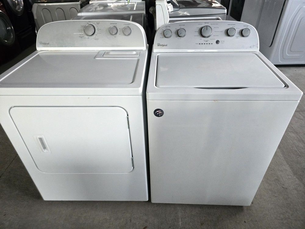 Whirlpool Washer And Dryer Big Tub