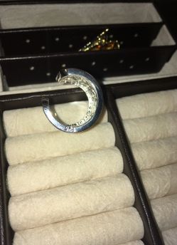 .925 sz 8 cuff ring