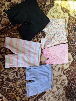 Toddler girls shorts Size 3T to 4T, set of 5, $5 for all, like new