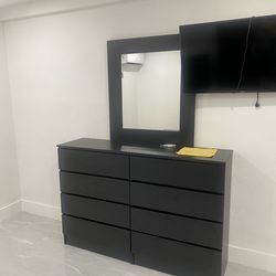 5 piece bedroom set (black)