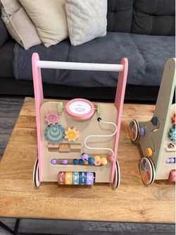 Montessori Wooden push baby/toddler walker