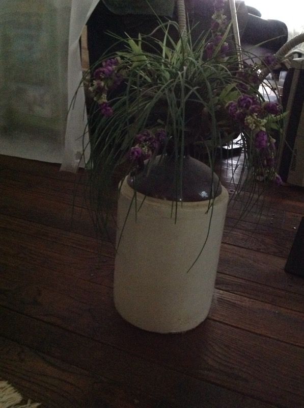 Antique stoneware jug