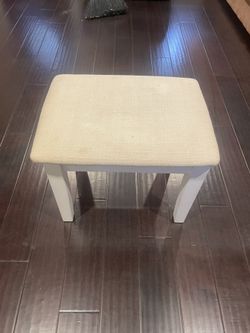 Wood Vanity Stool Bench 