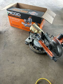 Ridgid 12 in Sliding miter Saw precio firme no bley