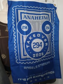 LA  2025 Takeover Fan Flags ( 1-Chicago 2-Anaheim)