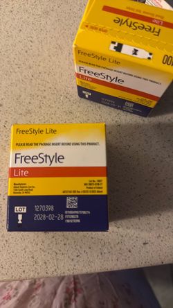 Freestyle lite test strips