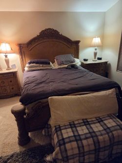 California king bed frame with mattress