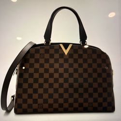 Louis Vuitton Damier Ebene Kensington Bowling Bag