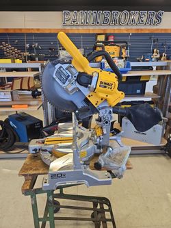 Dewalt DCS714 20V Max XR Cordless 10" Dual Bevel Fixed Miter Saw w/ Dust Bag TOOL ONLY P817814-S1