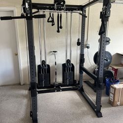 Power Rack/Functional Trainer - Leg Press/Hack Squat - Bumper Plates