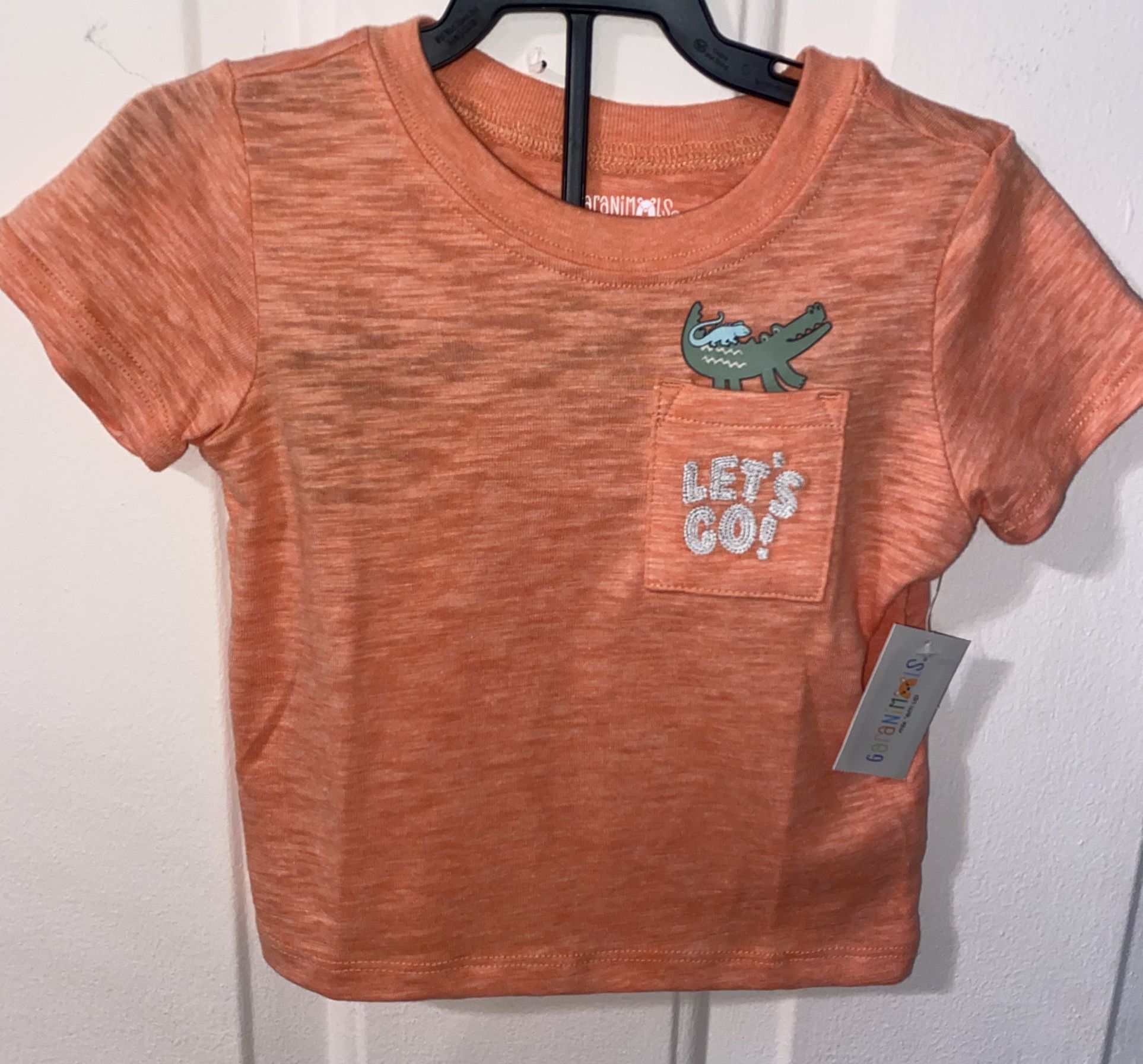 12M Garanimals Baby Boy Short-Sleeve Brusquedad Jersey T-Shirt New With Tags