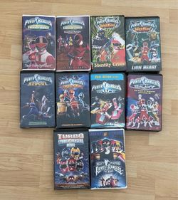 Power Ranger VHS Tapes