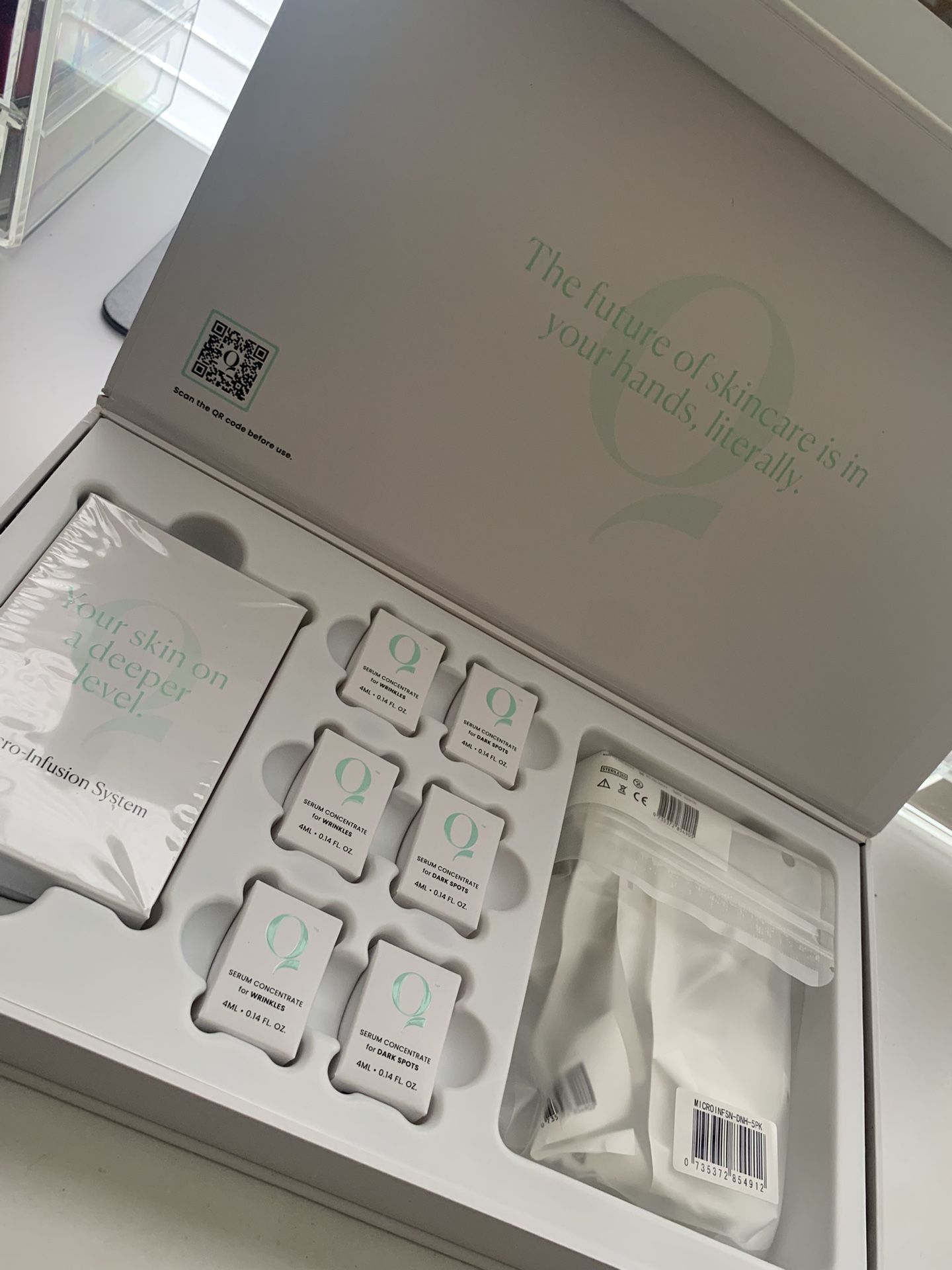 QURE Skincare Mirco Infusion System 3 Month Supply