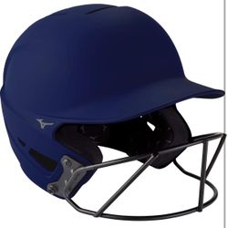 Mizuno F6 Fastpitch Softball Batting Helmet with Mask