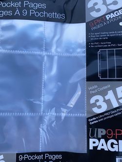 Ultra Pro 9 Pocket Pages 35Ct -315 Total Spots