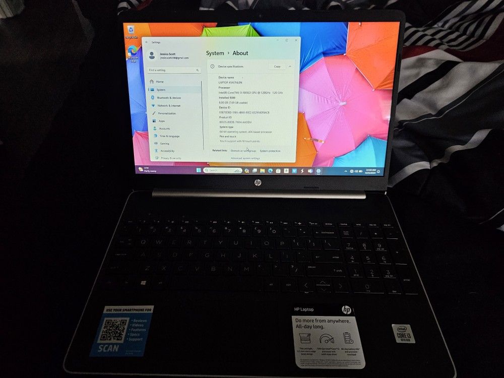 HP Touchscreen Laptop