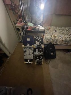 Skateboards given from famous boxer arnold barboza  on 11138 klingerman st make me a Offer 100-300
