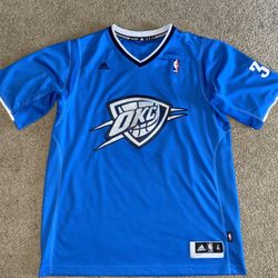 Sz XL Kevin Durant Oklahoma City Thunder Christmas Jersey