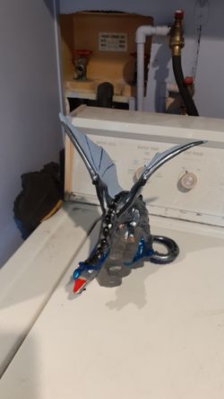 Hand painted dragon ready for flight