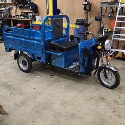 60V 1000W Electric Cargo Trike – Dump Bed Workhorse