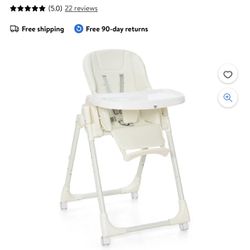 Baby feeding chair with wheels 