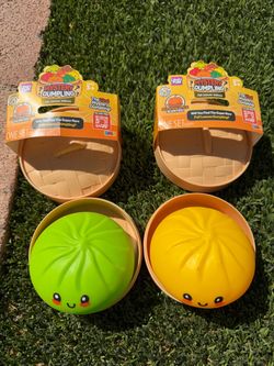 Pumpkin spice scented rms dumpling squishy toy