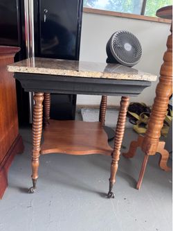 Marble side table