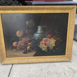 Citu Paris Fruit/ Hand Painted 