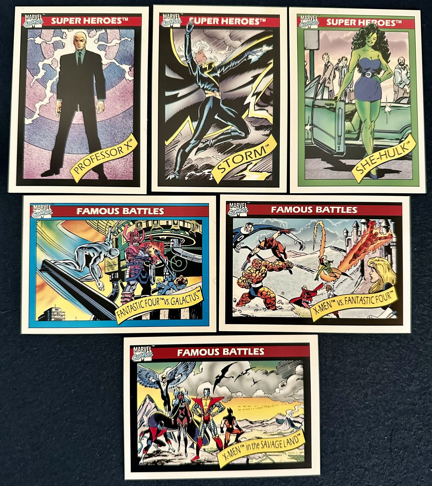 1990 Impel Marvel Universe Comics Trading Cards 6 Cards -  constanciahaberes.diresancash.gob.pe