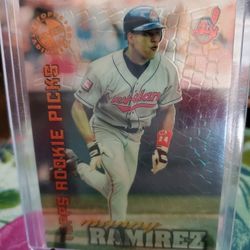 Cleveland Indians Manny Ramirez 1995 Topps Stadium Club Members Only Topps Rookie Picks Insert Card 