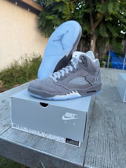 Jordan 5 Wolf Grey Size 9
