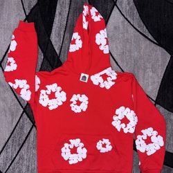 Red Denim Tears Hoodie 