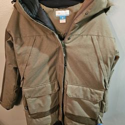 NWT Womens Columbia Mount Si Down Insulated Winter Parka Hooded Jacket - Green - XS