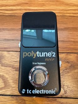 TC Electronic Polytune 2 Noir Polyphonic Tuner Pedal