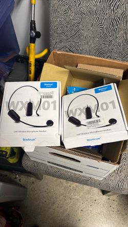 Wireless headphones set Bietrun wxm01 UhF wireless headphones set