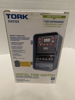 Tork 7 Day Astronomic Digital Time Switch; New Open Box; EWZ103