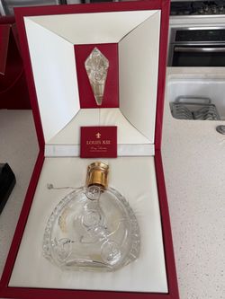 Louis XIII Cognac Empty Bottle with certificate, original box and stopper