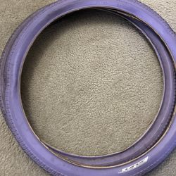 Purple Kenda Bicycle Tires