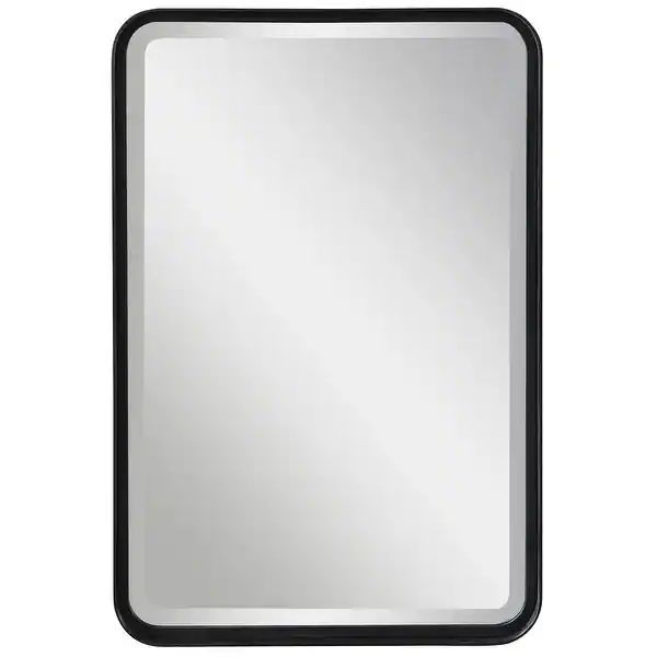 Black Vanity Rectangle Mirror