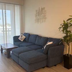 Couch Sofa Living Room Converts To Full Size Bed
